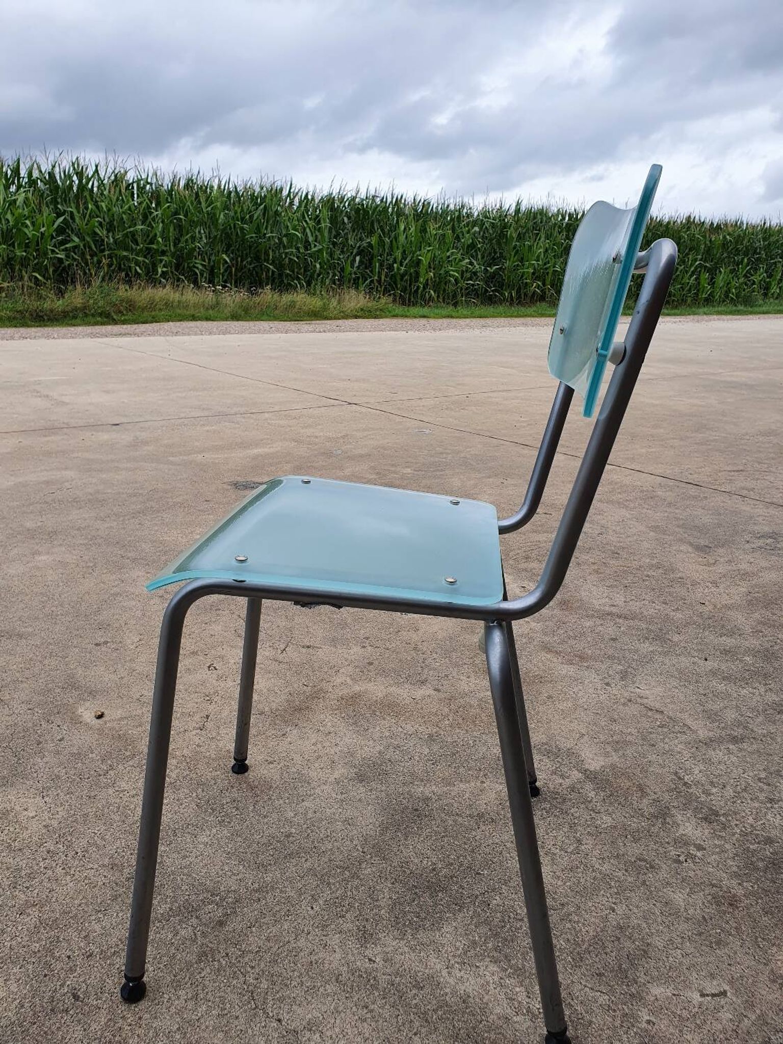 Set 3 Chip chair (GLAS) -Tim Power vintage design 1990s vintage