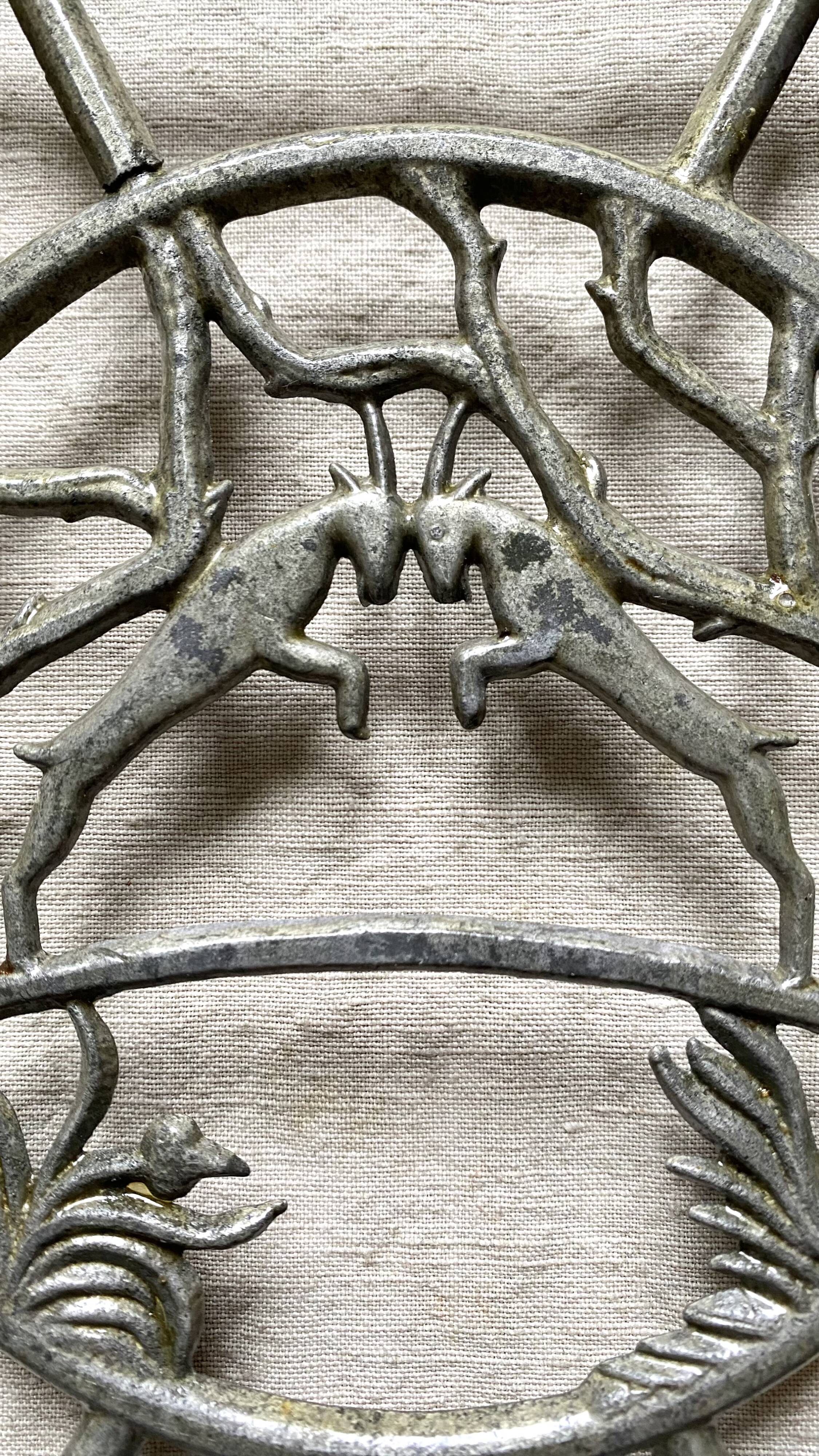 Antique aluminum trifle