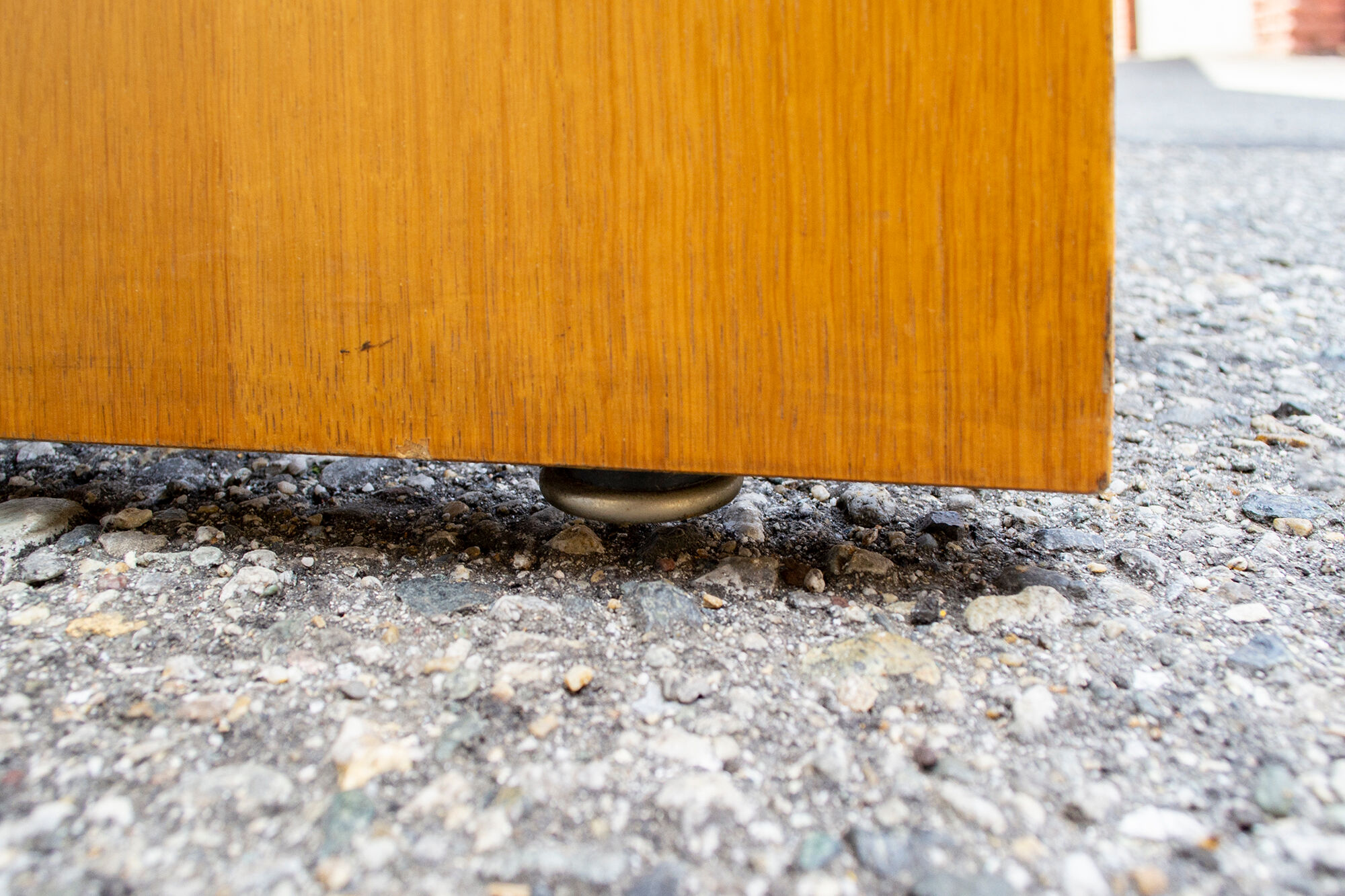Removable desk in ash and aluminum Italy 60s