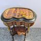 Small table gardener napoleon III - in marquetry - 19th century