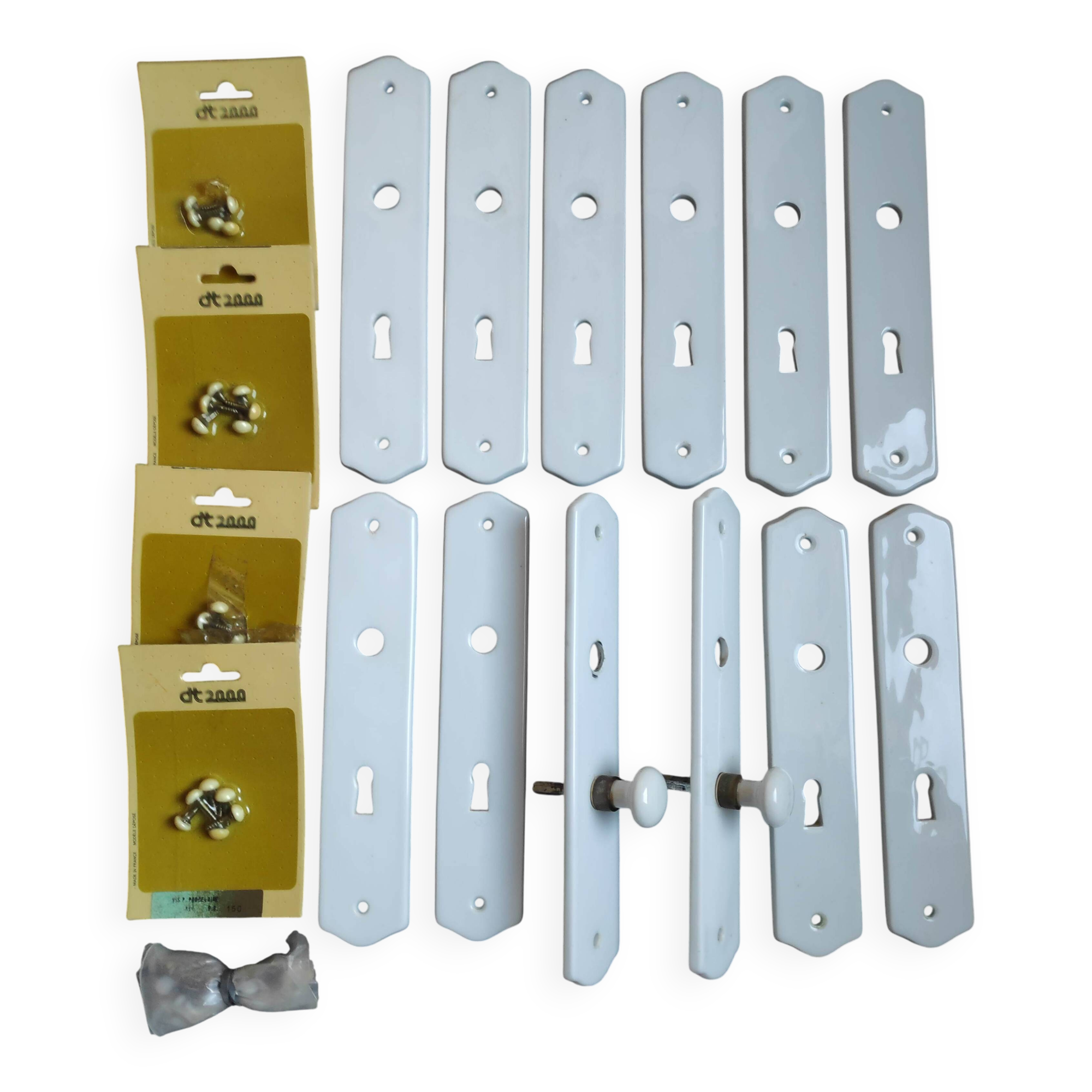 Set of 6 pairs of cleanliness plates (B-0016-2)