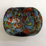 Cendrier Confettis en verre de Murano soufflé