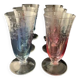 6 Arques crystal flutes stamped CDA