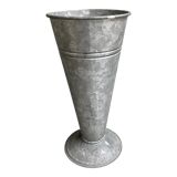 Old zinc florist's vase