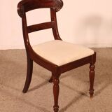 Set of 10 Restoration Period Mahogany Chairs