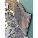 19th-century cast iron fireplace plaque