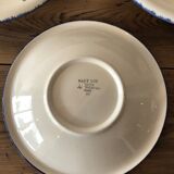 3-course vintage service, Digoin Sarreguemines