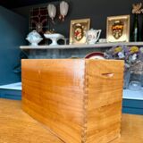 Large old wooden jug box