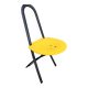 yellow folding chair