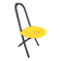 yellow folding chair