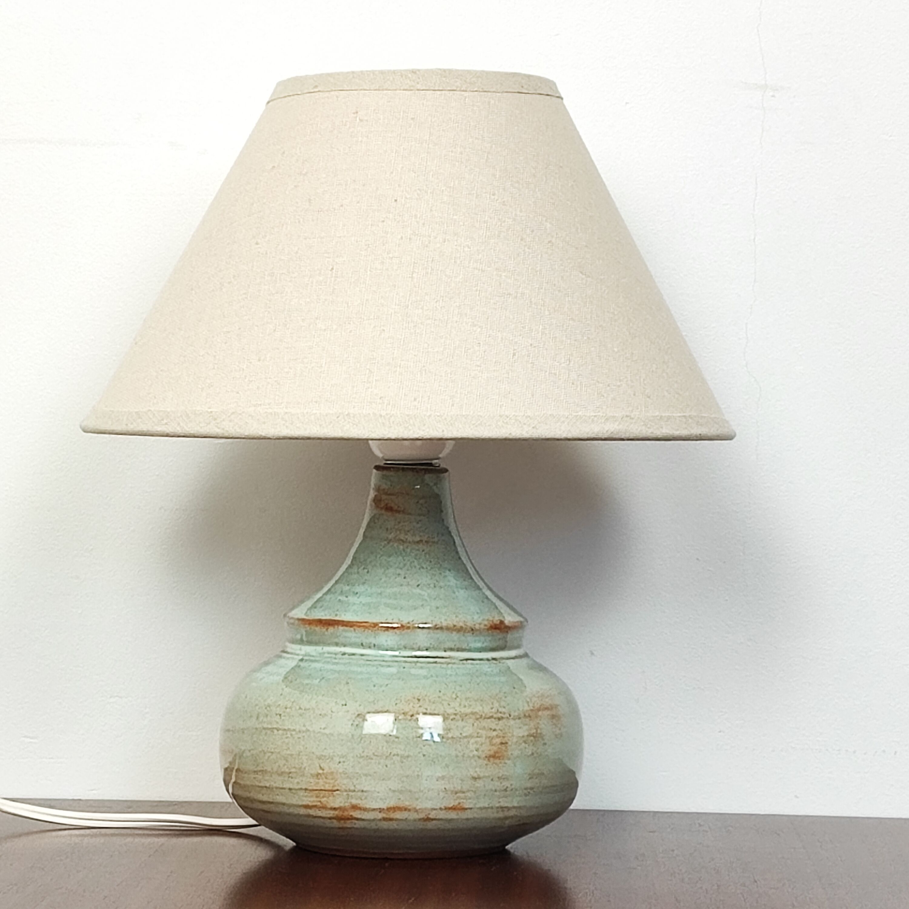 Stoneware bedside lamps
