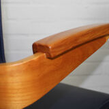 Ensemble de 6 chaises de salle à manger en similicuir Cor van Os modèle Swing, années 1960