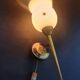Pair of wall sconces torch style Empire