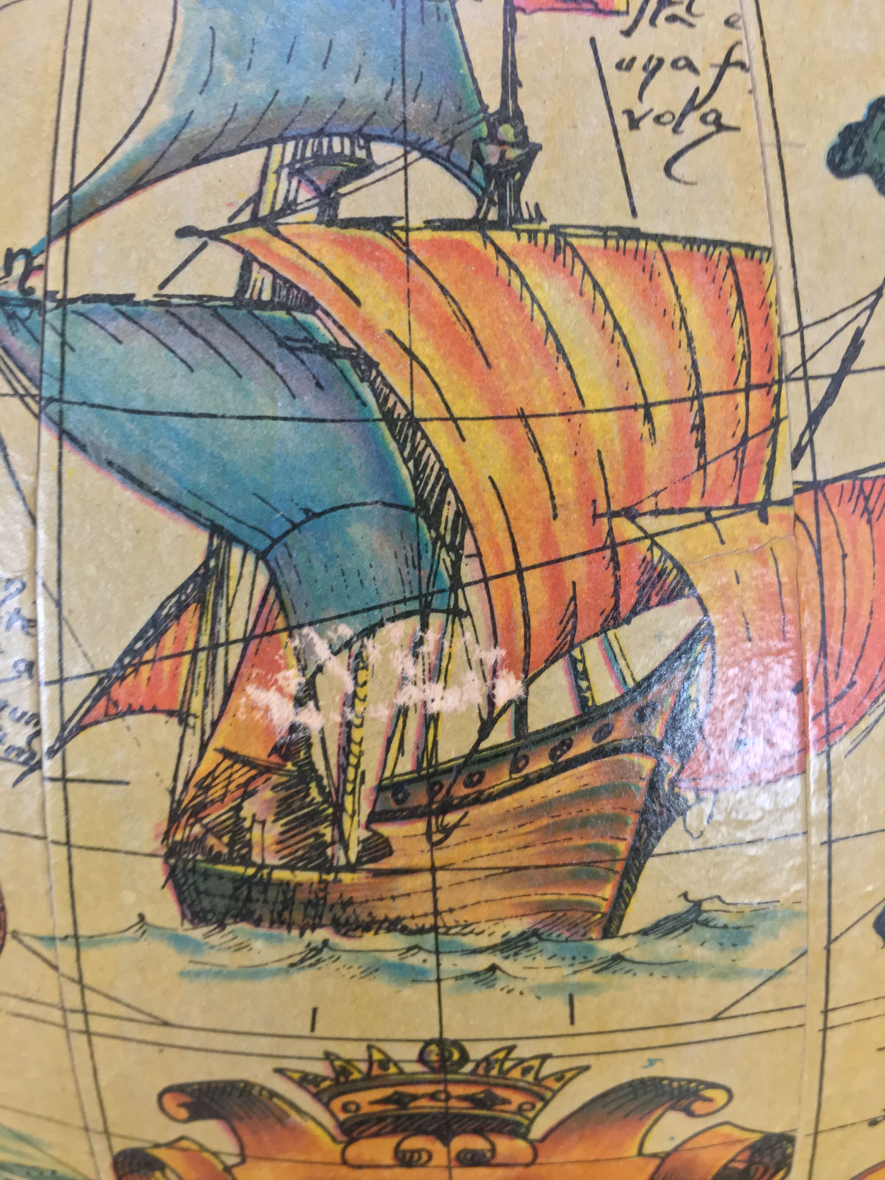 Globe bar wooden world, wheeled world