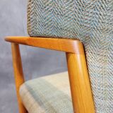 Larsen & Madsen designer armchair by Fritz Hansen, Vintage Scandinavian 1960s