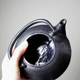 Small vintage Japanese black cast iron teapot 400ml