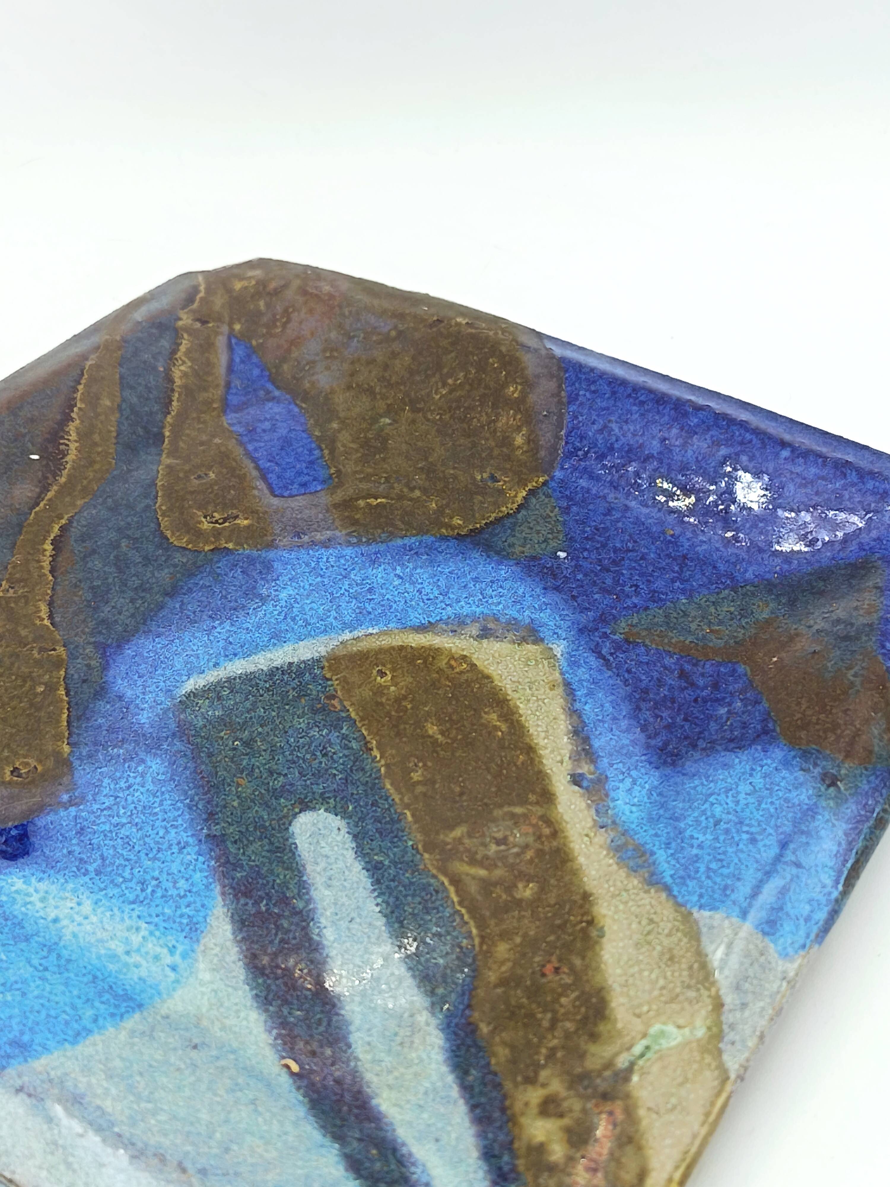 Ceramic plate Jean Cacheleux - Puisaye