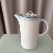 Vintage coffee pot / teapot Salins-les-Bains – French ceramic