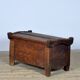 Antique beech shepherd's chest, 1850s
