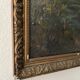 Oil and wood frame, ca 1900