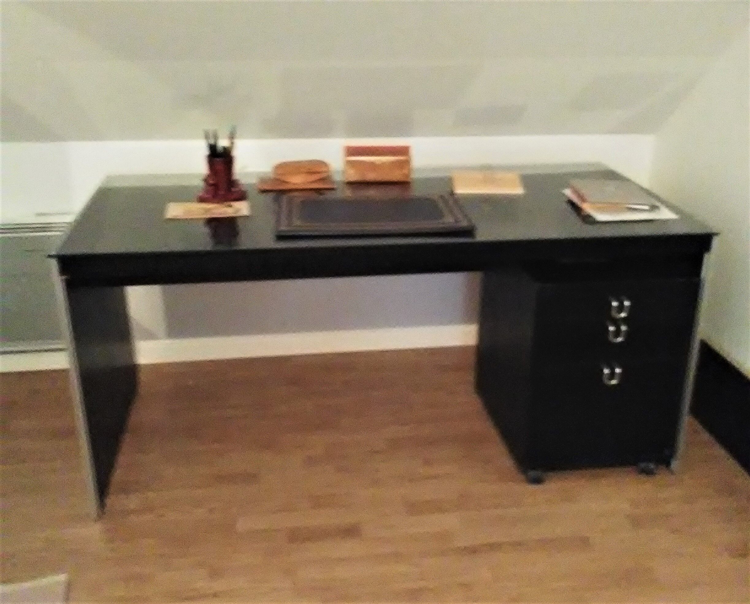 Vintage black desk