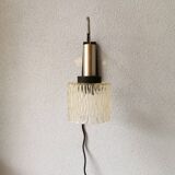 Fishing rod wall lamp, 1970s