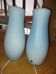 Mylonit lamp duo – IKEA Vintage blown glass table lamps –