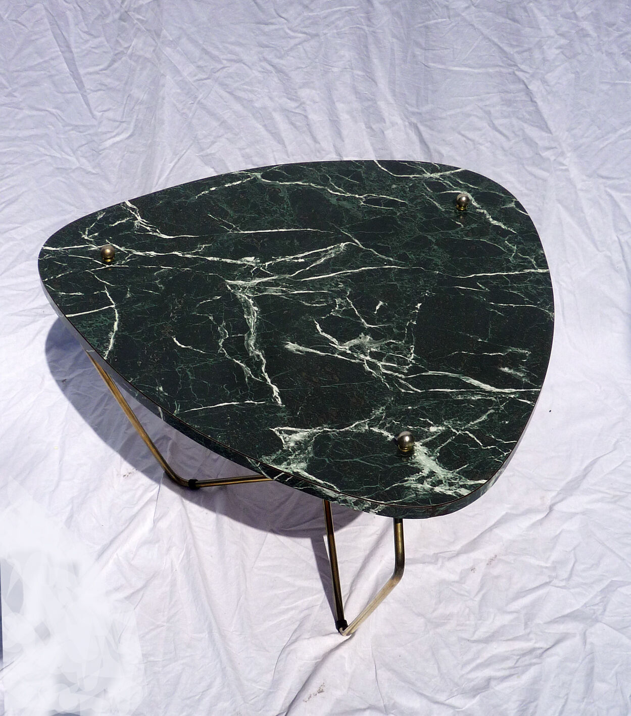 Triangular side table