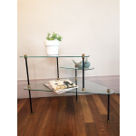 Table basse étagère tripode années 50