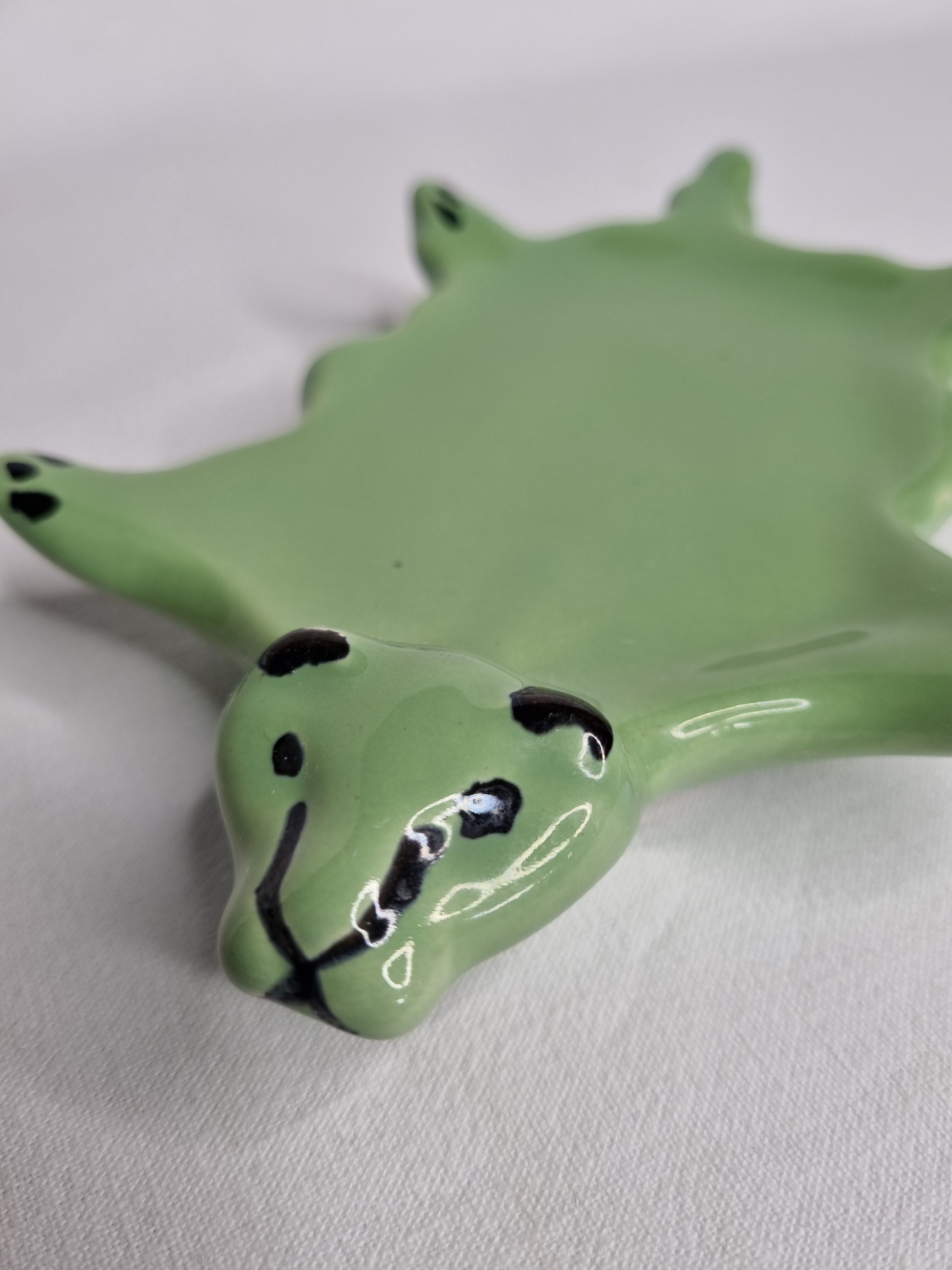 Empty vintage zoomorphic pocket, signed A. Ferlay Vallauris