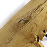 Table monolithe en chêne naturel