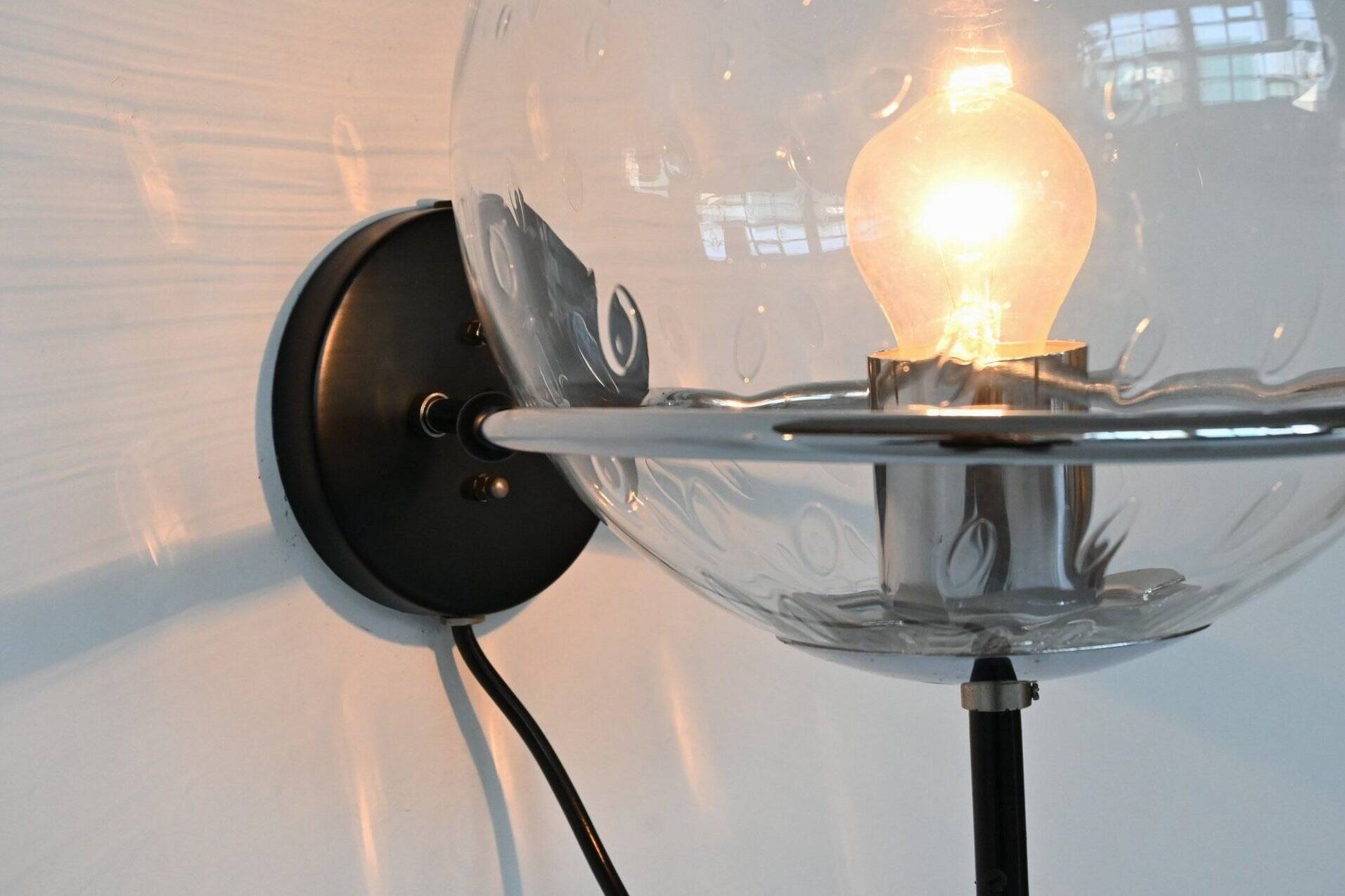 Frank Ligtelijn 'Raindrop' sconces RAAK The Netherlands 1970