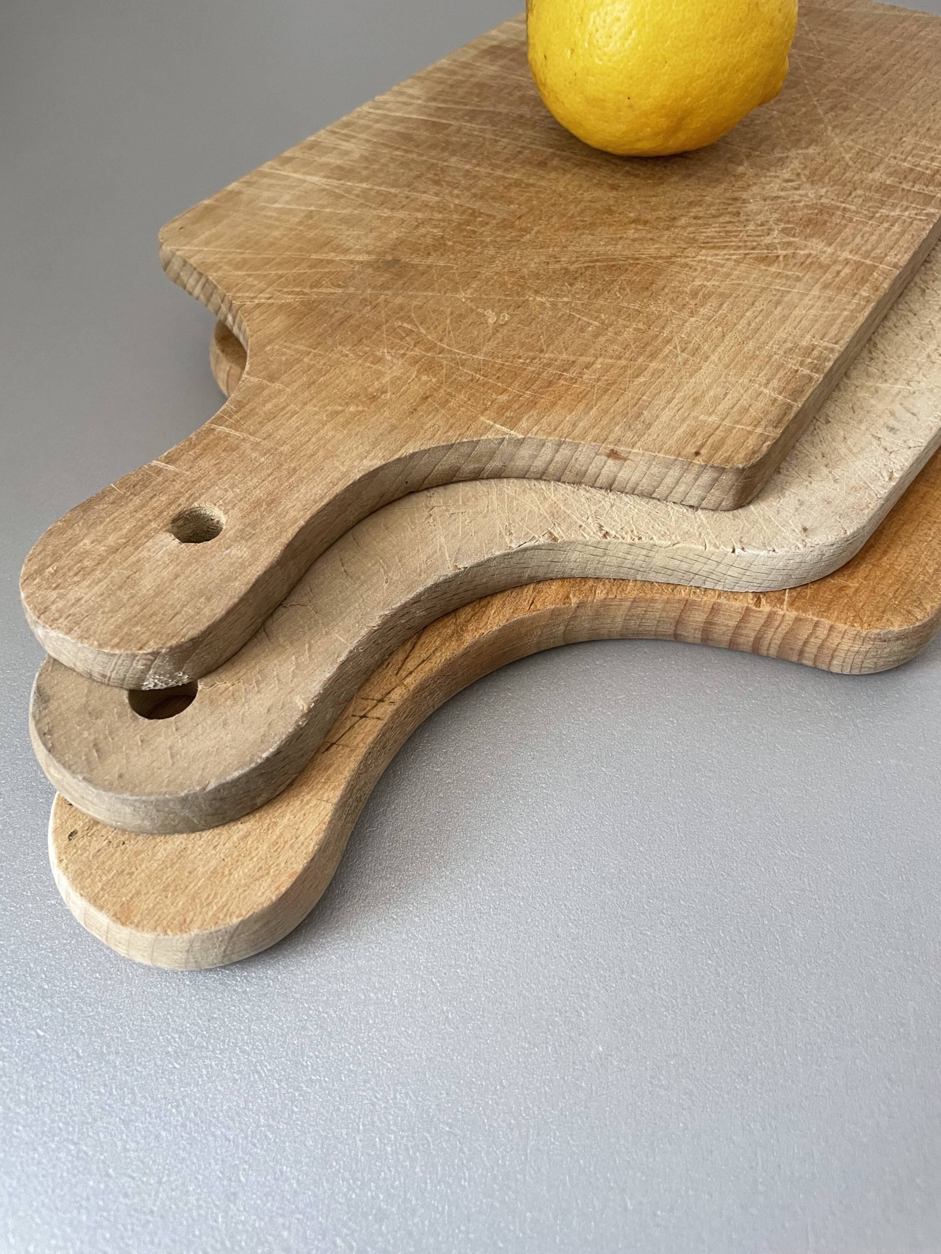 Lot de planches à découper en bois