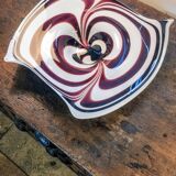 Vintage two tone  large fruit bowl