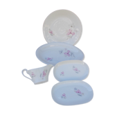 Ceramic service with 5 dishes