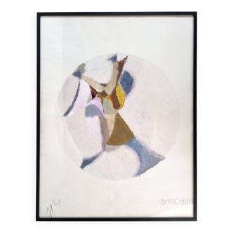 Pastel drawing, Thomas de Bascher