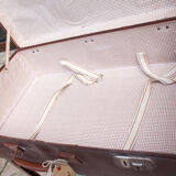 Authentic old suitcase 70 cm real fiber