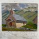 Oil painting landscape mountain 1938