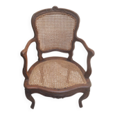 Fauteuil en noyer du XVIII siècle estampillé