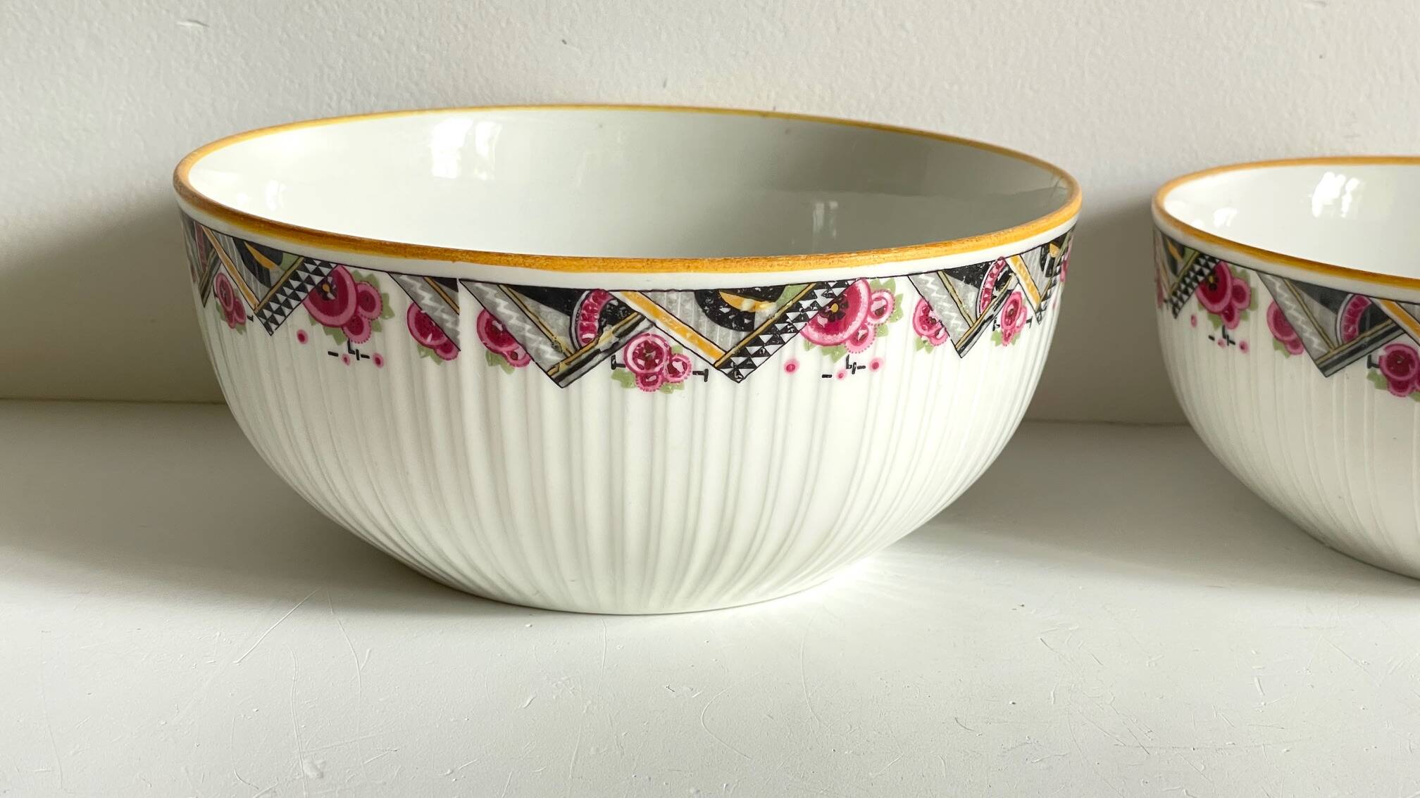 Saladiers mehun decor art deco