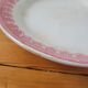 Grande assiette plate Terre de fer Lace de GWT&S