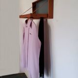 Scandinavian coat rack in solid teak Denmark 1960s