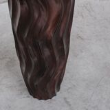 Wooden Tall French Mid-Century Decorative Vase