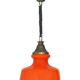 Suspension in orange opaline from the 1960s.