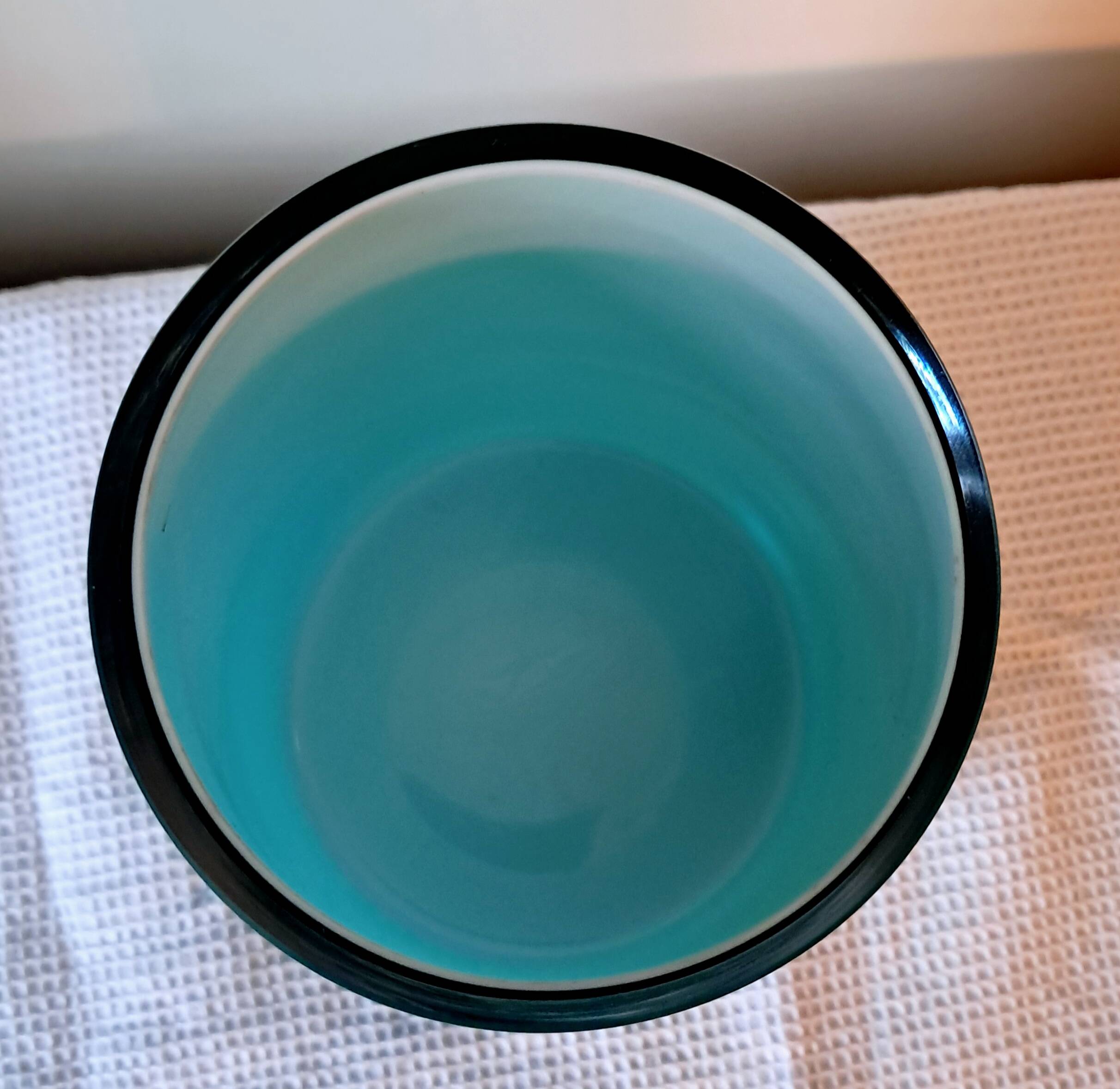 Villeroy & Boch Numa vase blue glass