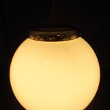 Opaline globe hanging lamp