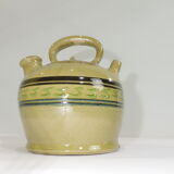Gargoulette/Glazed terracotta jug/vintage/pitcher
