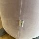 Maxalto pink velvet pouf