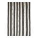 Black Beige Kilim Handmade Wool Antique Area Rug 186x291