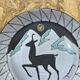 Decorative plate, ceramic XXth, Emile Masson, mountain décor, vintage